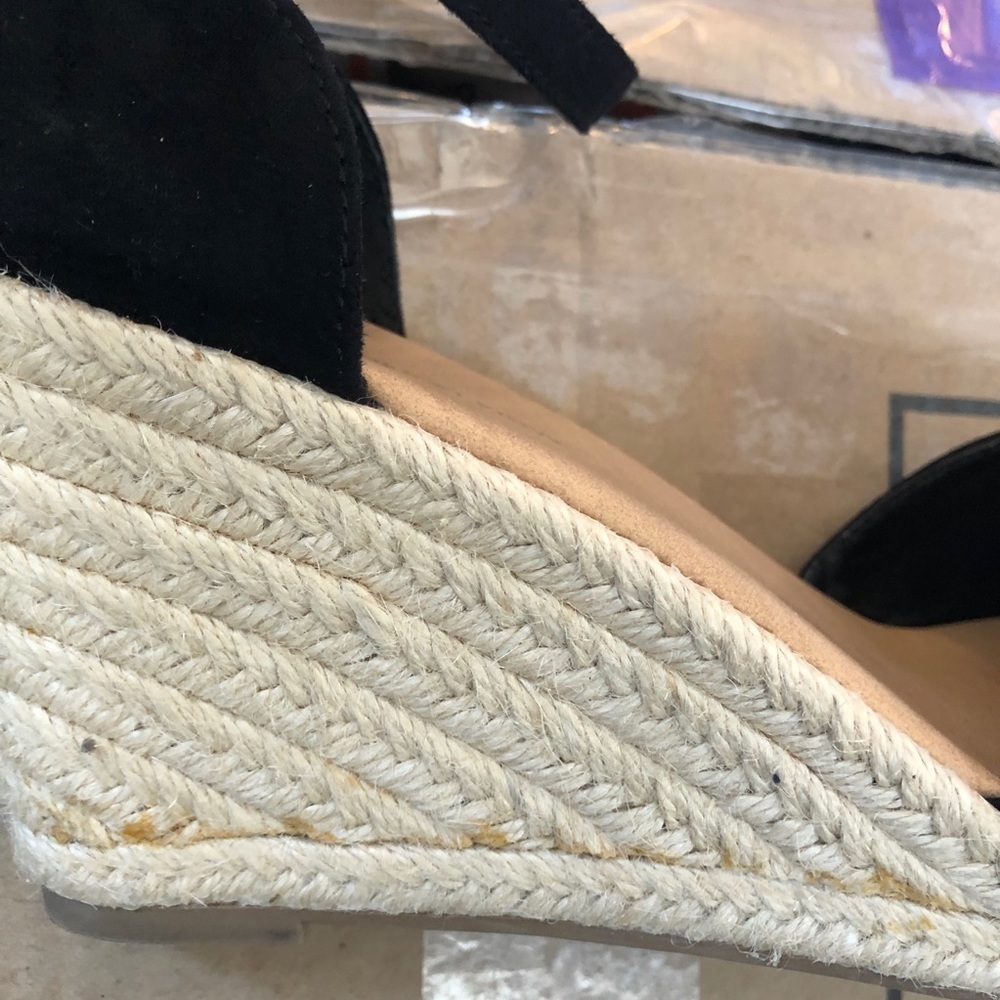 Metropolitan View Bailey Espadrilles Woven Shoes Sling Back Heels Size 9 - Picture 7 of 8